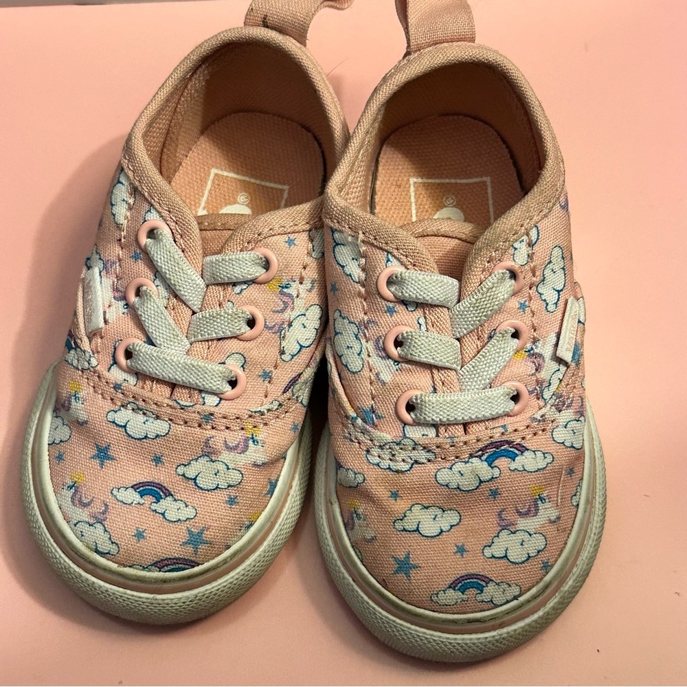 Vans Kids Pink Cloud Sneakers 4C